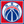 NBA联赛标志，红蓝白三色图案